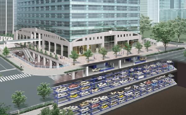 大規模スーパースクエアパーキング