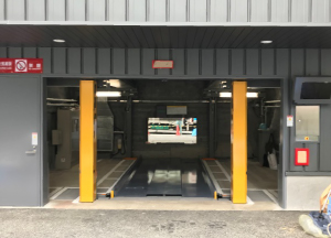 ターンテーブル内蔵180度型