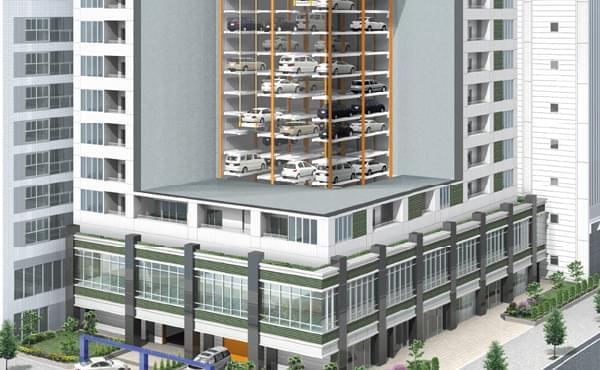 超高層エレベータパーキング