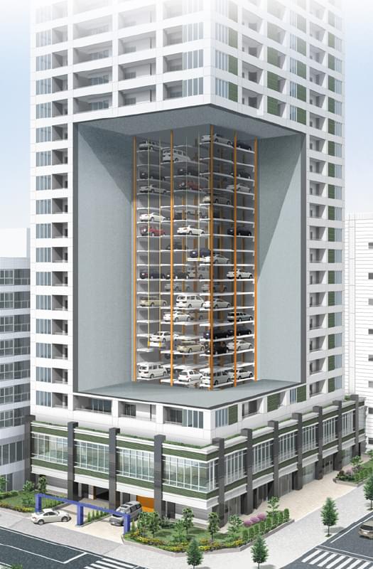 超高層エレベータパーキング